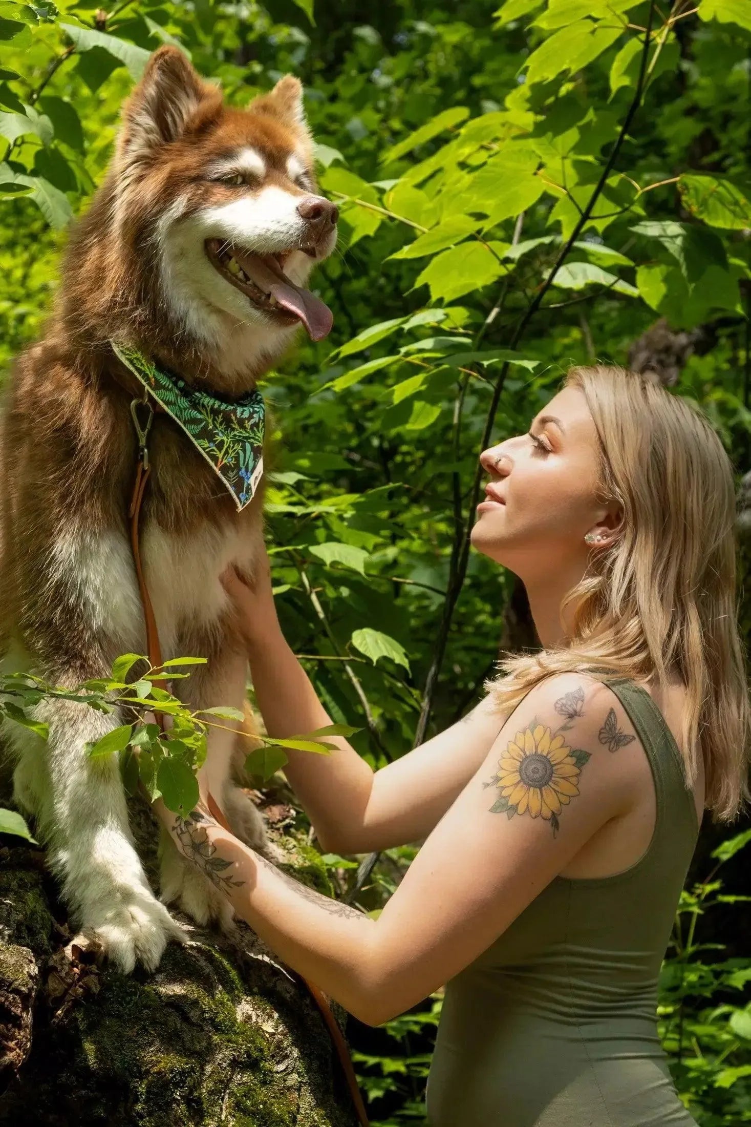 Set Same Pack: Bandana y Llavero Fern Forest