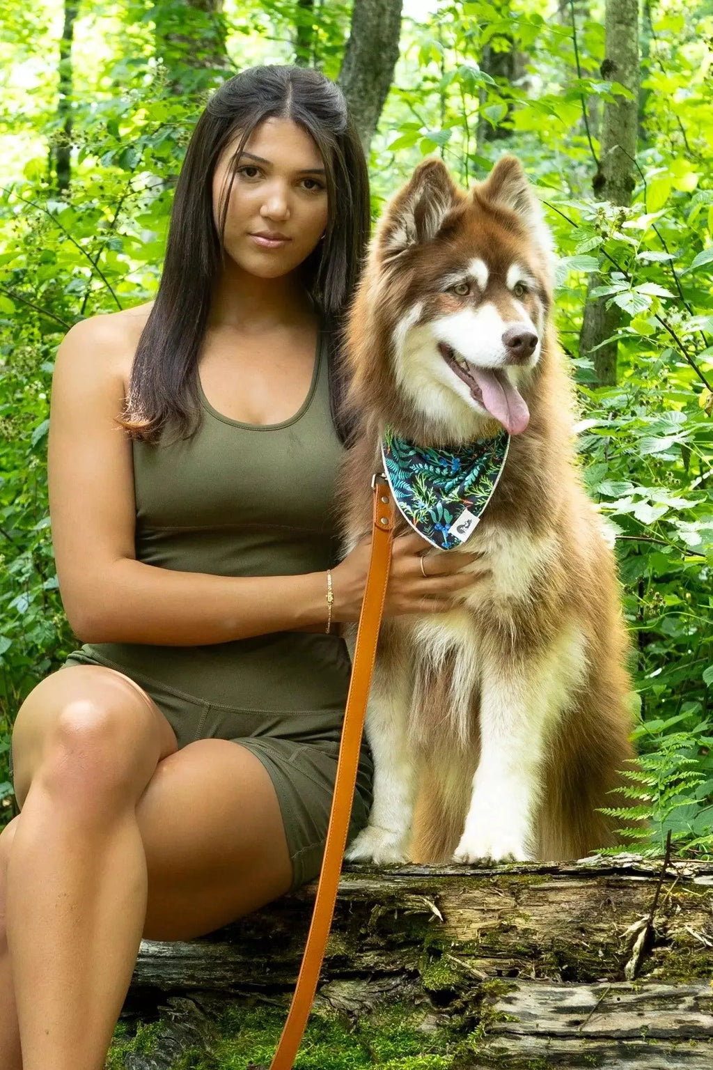 Set Same Pack: Bandana y Llavero Fern Forest