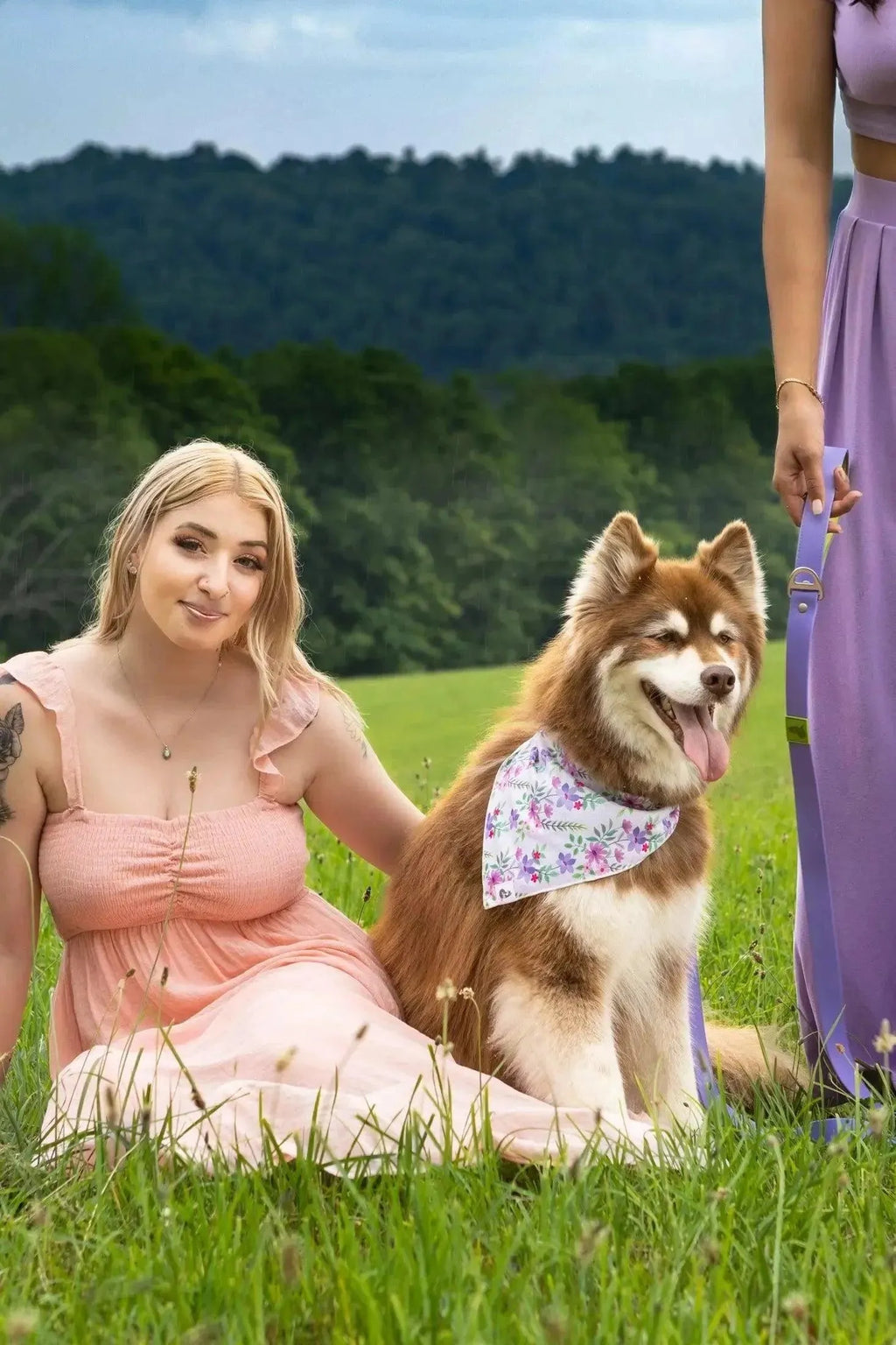Set Same Pack: Bandana y Llavero Wildflower